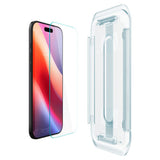 Folie de protectie pentru iPhone 17 Air, Spigen (2 pack) Glas.tR EZ-FIT (AGL09861)