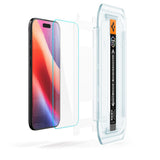 Folie de protectie pentru iPhone 17 Air, Spigen (2 pack) Glas.tR EZ-FIT (AGL09861)