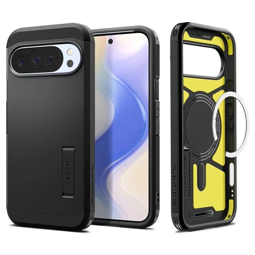 Husa pentru Google Pixel 10 Pro XL, Spigen Tough Armor MagSafe (ACS09728), negru