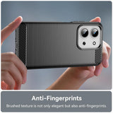 Husa pentru Xiaomi Redmi 15C 4G, Techsuit Carbon Silicone, albastru