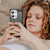 Husa pentru Xiaomi Redmi 15C 4G, Techsuit Carbon Silicone, albastru