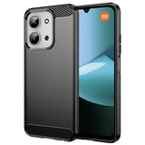 Husa pentru Xiaomi Redmi 15C 4G, Techsuit Carbon Silicone, albastru