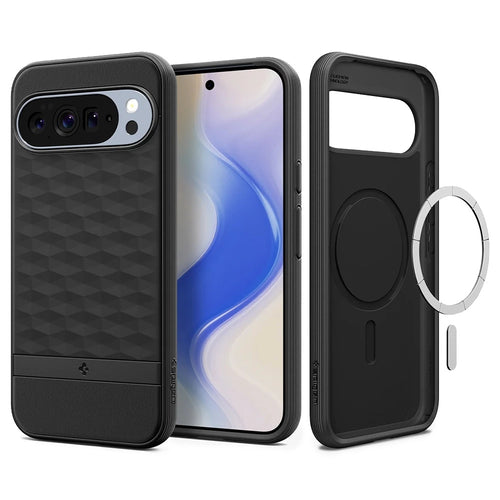 Husa pentru Google Pixel 10 Pro XL, Spigen Caseology Parallax MagSafe (ACS09731), negru