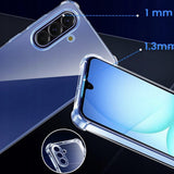 Husa pentru Samsung Galaxy A17 5G, Techsuit Shockproof Clear Silicone, transparenta