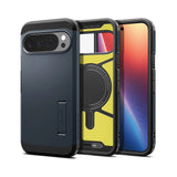 Husa pentru Google Pixel 10 Pro XL, Spigen Tough Armor MagSafe (ACS09729), albastru