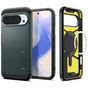 Husa pentru Google Pixel 10 Pro XL, Spigen Tough Armor MagSafe (ACS09730), verde
