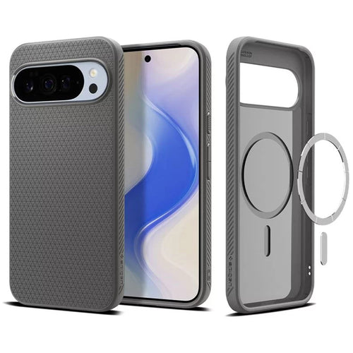 Husa pentru Google Pixel 10 Pro XL, Spigen Liquid Air MagSafe (ACS09720), cenusiu