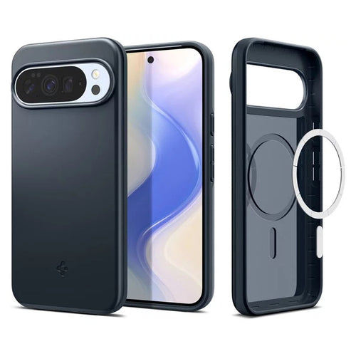 Husa pentru Google Pixel 10 Pro XL, Spigen Thin Fit MagSafe (ACS09723), albastru inchis