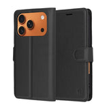 Husa pentru iPhone 17 Pro Max, Techsuit Leather Folio, maro