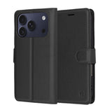 Husa pentru iPhone 17 Pro, Techsuit Leather Folio, maro
