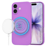 Husa pentru iPhone 17, Techsuit SoftFlex MagSafe, mov