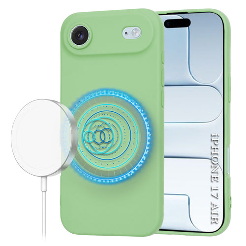 Husa pentru iPhone 17 Air, Techsuit SoftFlex MagSafe, verde deschis