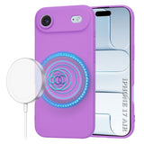 Husa pentru iPhone 17 Air, Techsuit SoftFlex MagSafe, mov