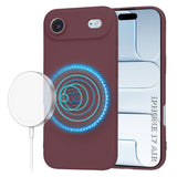 Husa pentru iPhone 17 Air, Techsuit SoftFlex MagSafe, bordo