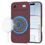 Husa pentru iPhone 17 Air, Techsuit SoftFlex MagSafe, bordo