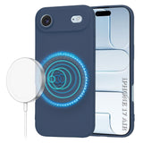 Husa pentru iPhone 17 Air, Techsuit SoftFlex MagSafe, bleumarin