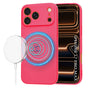 Husa pentru iPhone 17 Pro Max, Techsuit SoftFlex MagSafe, fucsia