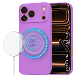 Husa pentru iPhone 17 Pro Max, Techsuit SoftFlex MagSafe, mov