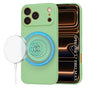 Husa pentru iPhone 17 Pro Max, Techsuit SoftFlex MagSafe, verde deschis