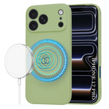 Husa pentru iPhone 17 Pro, Techsuit SoftFlex MagSafe, verde