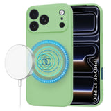 Husa pentru iPhone 17 Pro, Techsuit SoftFlex MagSafe, verde deschis