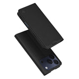 Husa pentru iPhone 17 Pro, Techsuit Magskin Book, negru