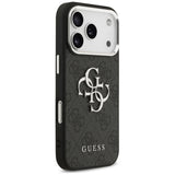Husa pentru iPhone 17 Pro Max, Guess Hardcase Big 4G Classic Logo (GUHCP17XP4G4SMCK), negru
