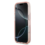 Husa pentru iPhone 17 Pro, Guess IML Gradient Triangle Logo MagSafe (GUHMP17LHGTMLCGP), roz