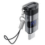 Adaptor Acefast Adapter (J9), cu Afisaj Digital, Type-C to USB-C, 480Mbps, 20V/5A, Incarcare Rapida, Data Transmission
