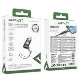 Adaptor Acefast Adapter (J9), cu Afisaj Digital, Type-C to USB-C, 480Mbps, 20V/5A, Incarcare Rapida, Data Transmission