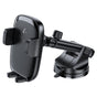 Suport auto Acefast cu Incarcare Wireless (D49), pentru Bord/Parbriz, Prindere magnetica, Clip blocare, 15W, pentru 4.7-6.9 Telefoane, negru