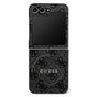 Husa pentru Samsung Galaxy Z Flip7, Guess 4G Collection Leather MagSafe (GUHMZF7P4MSEGCK), negru