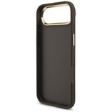 Husa pentru iPhone 17 Air, Guess Hardcase Big 4G Classic Logo (GUHCP17M4GMGCBR), maro