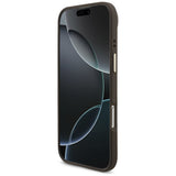 Husa pentru iPhone 17 Air, Guess Hardcase Big 4G Classic Logo (GUHCP17M4GMGCBR), maro