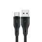 Cablu Acefast de date (C8-04), Incarcare rapida, USB to Type-C, 3A, Nylon Braided, 25.000 Bends, 1.2m, negru