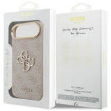 Husa pentru iPhone 17 Air, Guess Hardcase Big 4G Classic Logo (GUHCP17M4GMGCPI), roz