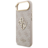 Husa pentru iPhone 17 Air, Guess Hardcase Big 4G Classic Logo (GUHCP17M4GMGCPI), roz