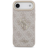 Husa pentru iPhone 17 Air, Guess Hardcase Big 4G Classic Logo (GUHCP17M4GMGCPI), roz