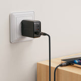 Cablu Acefast de date (C10-04), Incarcare rapida, USB to Type-C, 3A, 25.000 Bends, Durabil Silicon, 1.2m, negru