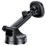 Suport auto Acefast cu Incarcare Wireless (D47), pentru Bord, Prindere magnetica, Clip blocare, 15W, pentru 4.7-6.9 Telefoane, negru