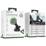 Suport auto Acefast cu Incarcare Wireless (D47), pentru Bord, Prindere magnetica, Clip blocare, 15W, pentru 4.7-6.9 Telefoane, negru