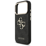 Husa pentru iPhone 17 Pro, Guess Hardcase Big 4G Logo Classic (GUHCP17L4GMGCGR), negru