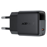 Incarcator retea Acefast (A113), cu Afisaj digital, Incarcare rapida, GaN, Type-C, PD20W, negru