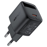 Incarcator retea Acefast (A113), cu Afisaj digital, Incarcare rapida, GaN, Type-C, PD20W, negru