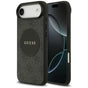 Husa pentru iPhone 17 Air, Guess 4G Circle Classic Logo MagSafe (GUHMP17MP4PGRSGK), negru