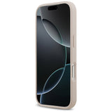 Husa pentru iPhone 17 Pro, Guess 4G Circle Classic Logo MagSafe (GUHMP17LP4PGRSGP), roz