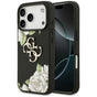 Husa pentru iPhone 17 Pro Max, Guess Hardcase 4G Grained Roses Big Logo (GUHCP17XPGROP4MK), negru