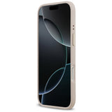 Husa pentru iPhone 17 Air, Guess Hardcase 4G Strass Logo & Big Strap (GUHMP17MP4G4DCSP), roz