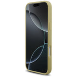 Husa pentru iPhone 17 Pro, Guess Rhinestone Triangle Logo (GUHCP17LHDGTPD), auriu