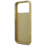 Husa pentru iPhone 17 Pro, Guess Rhinestone Triangle Logo (GUHCP17LHDGTPD), auriu